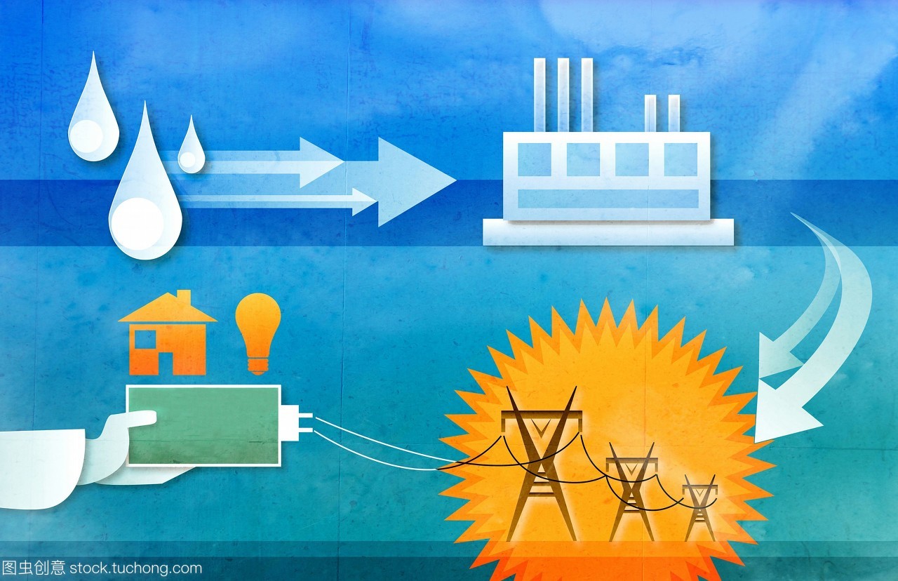 说明水力发电的生产和分配